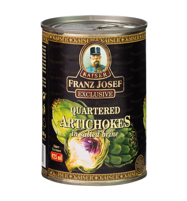 Quartered Artichokes in Salty Brine 400 g Gaston, s.r.o.